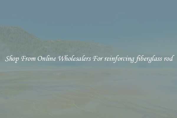 Shop From Online Wholesalers For reinforcing fiberglass rod