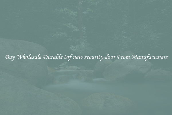 Buy Wholesale Durable tof new security door From Manufacturers