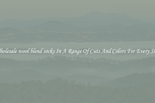 Wholesale wool blend socks In A Range Of Cuts And Colors For Every Shoe