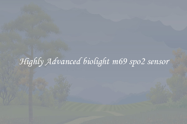 Highly Advanced biolight m69 spo2 sensor