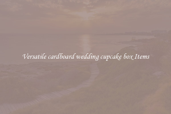 Versatile cardboard wedding cupcake box Items