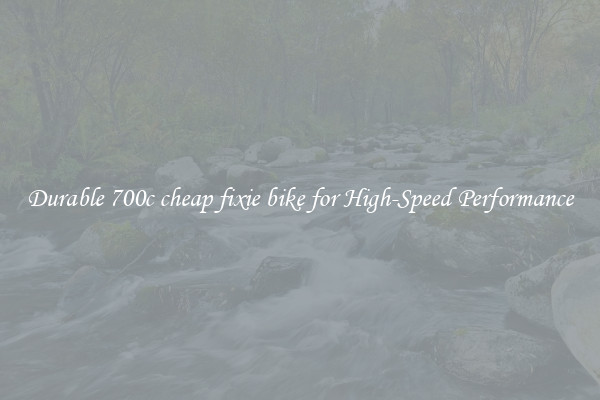 Durable 700c cheap fixie bike for High-Speed Performance