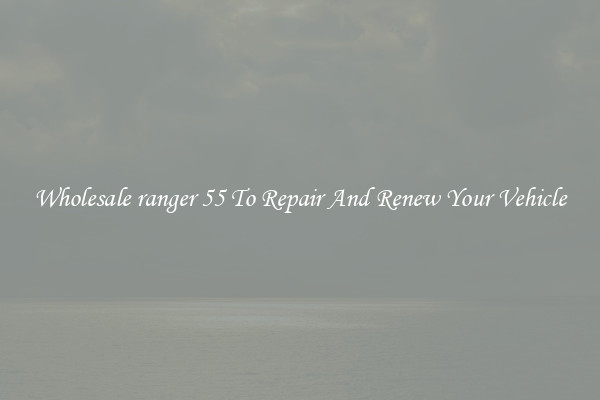 Wholesale ranger 55 To Repair And Renew Your Vehicle