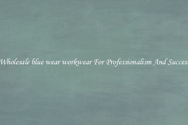 Wholesale blue wear workwear For Professionalism And Success